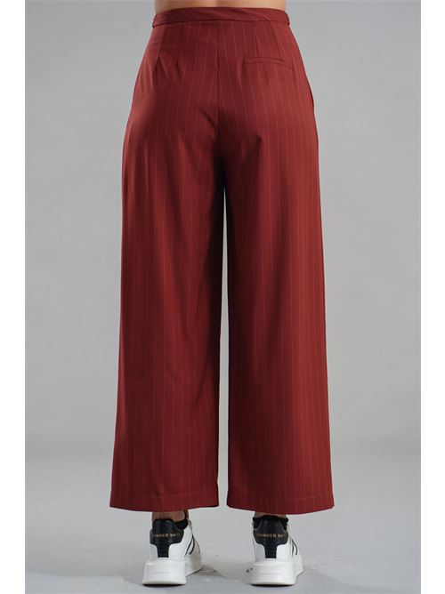 Pantalone con pinces Manuela Riva | PT39/904COGNAC